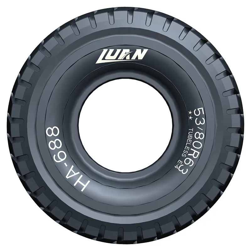 Excellent Traction and Cut Resistance HA688 Pattern 53/80R63 Dump Truck OTR Tyres