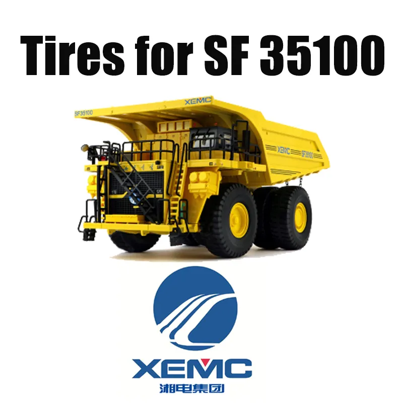 53/80R63 Earthmover OTR Tires with Perfect Traction for XEMC SF35100 Haul Trucks