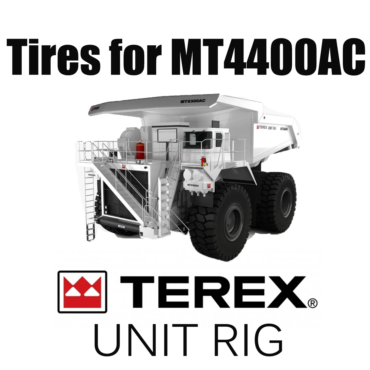 Deep Tread 46/90R57 Specialty Off The Road Tires applied for UNIT RIG MT4400AC