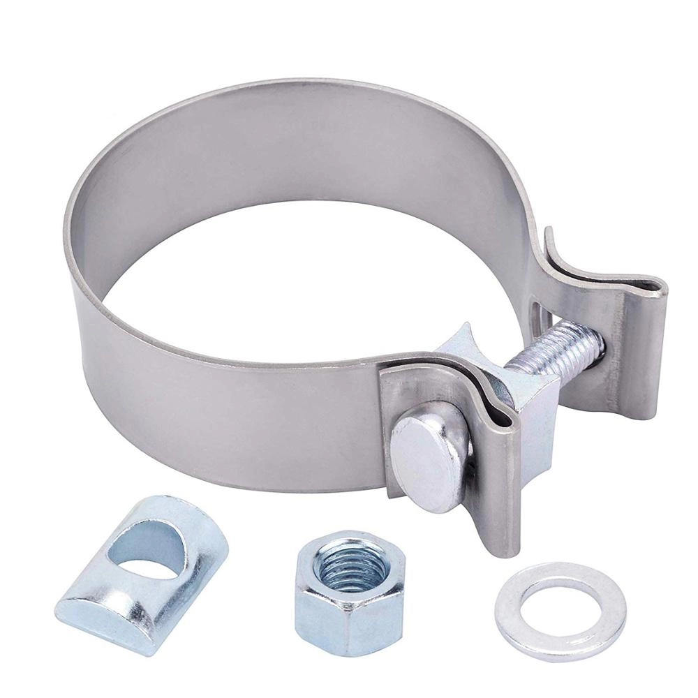 Supercheap auto motorcycle exhaust stainless steel band clamp
