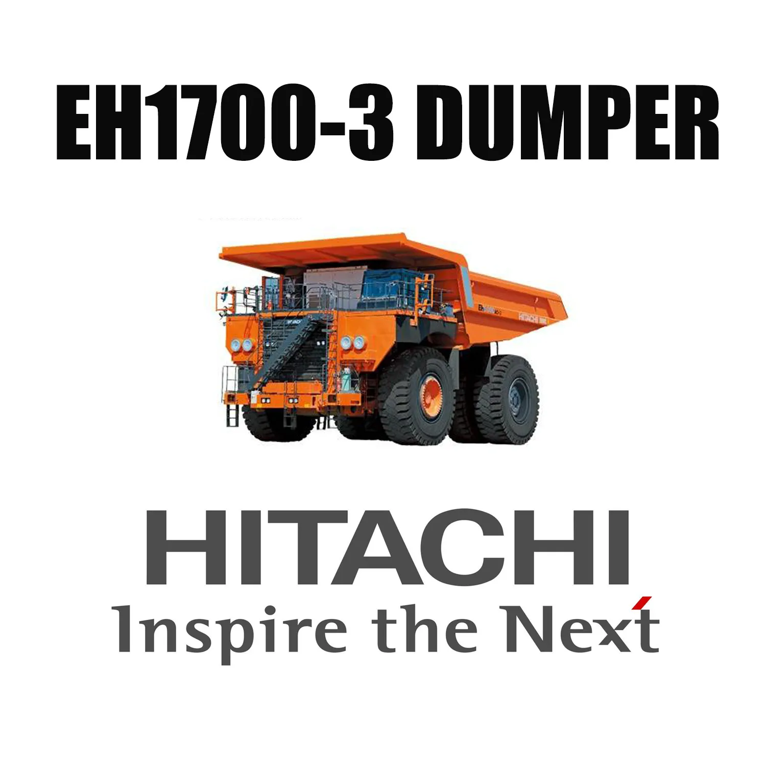Hitachi Haul Trucks EH1700-3 Equipped with LUAN 27.00R49 Giant OTR Tyres