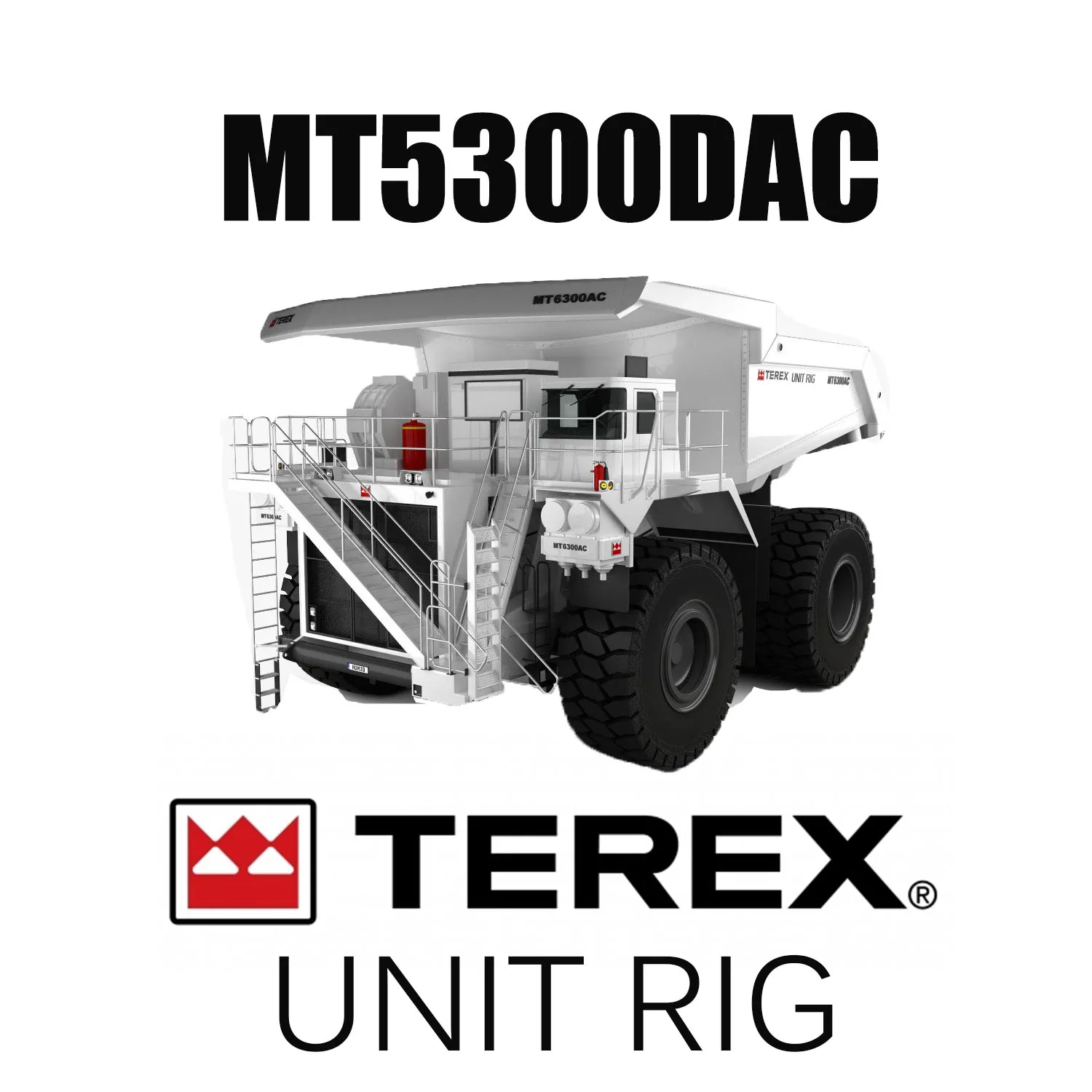 Giant 63-inch Earthmover OTR Tires 53/80R63 for Mining Equipment UNIT RIG MT5300DAC