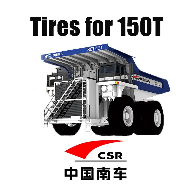 Mining OTR Tyres 36.00R51 Equipped on Rigid Dump Trucks 150T