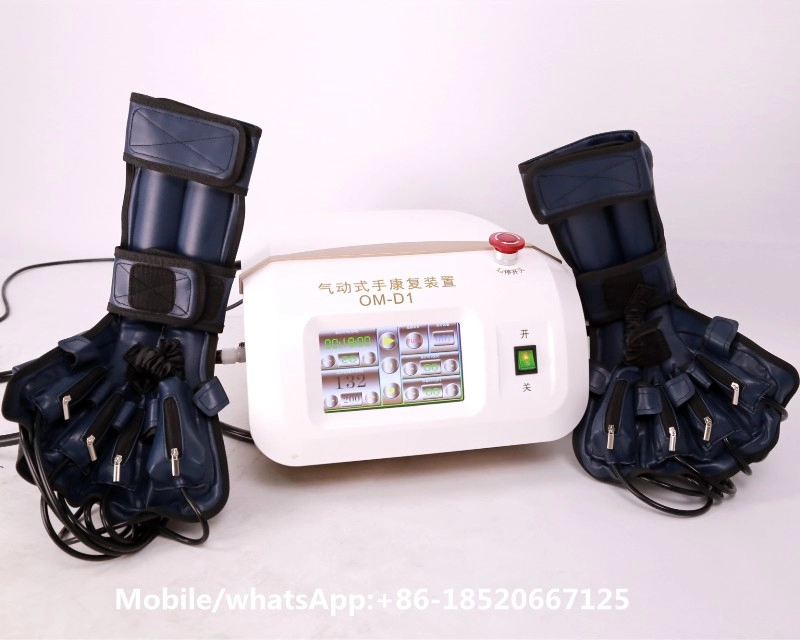 Pneumatic hand rehabilitation device to prevent finger joint contracture after stroke