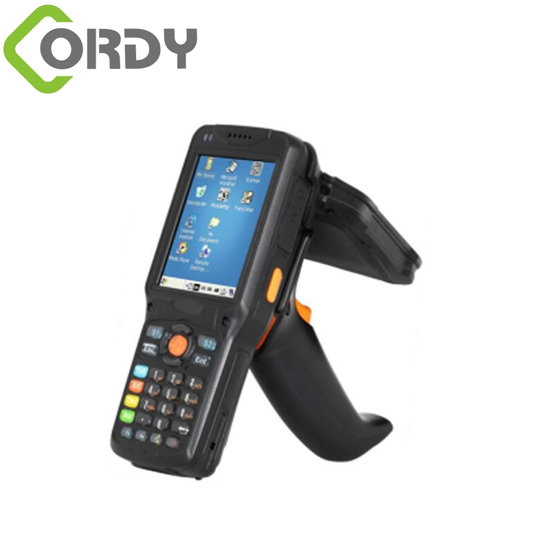 long distance UHF handheld rfid tag reader scanner read with ISO18000-6B protocol tag support WIFI/bluetooth/3G