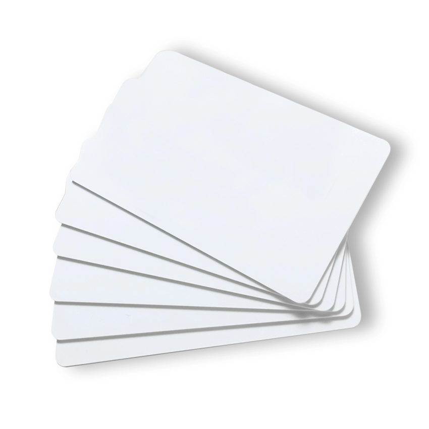 White 13.56MHz blank cr80 plastic PVC rfid smart card