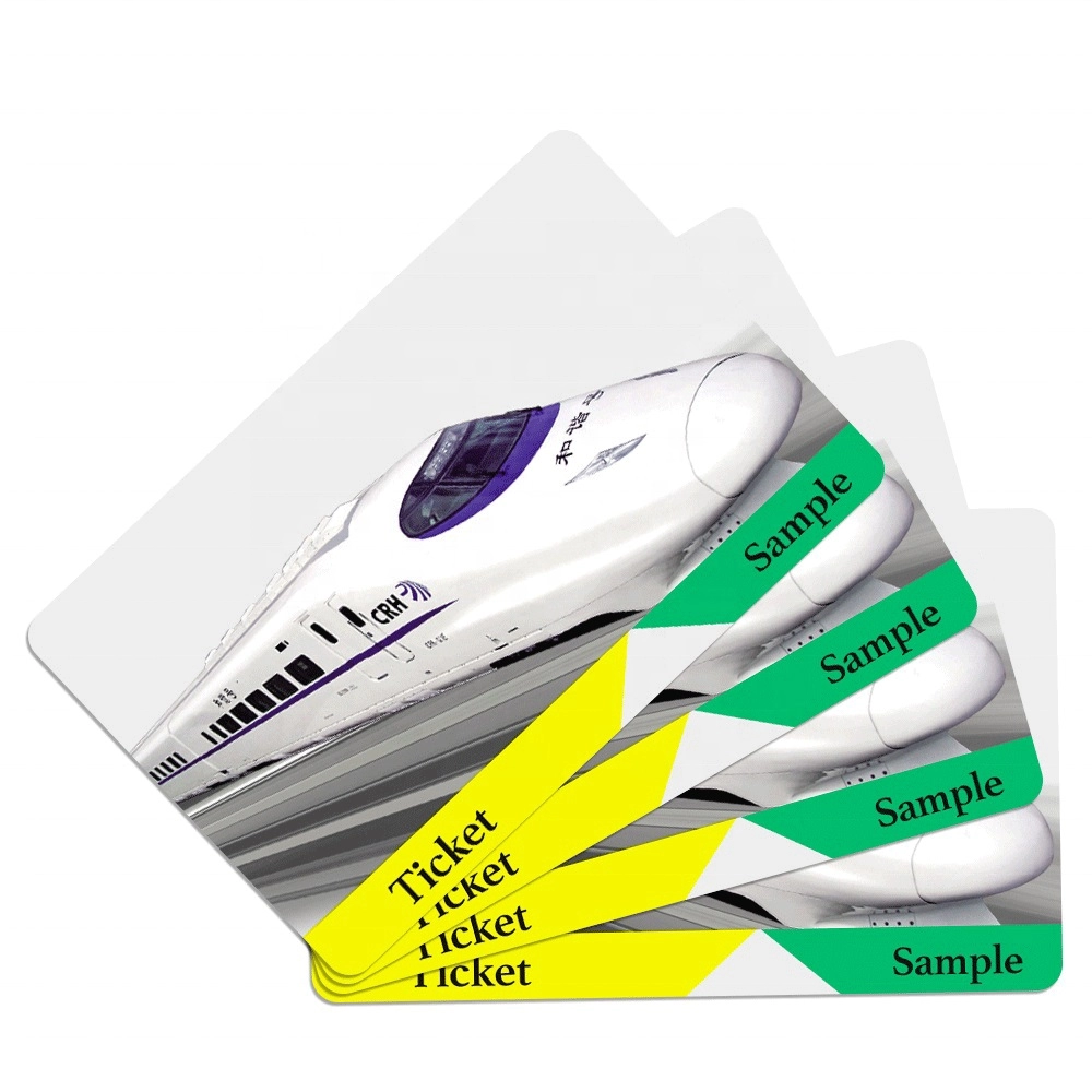 RFID Paper Metro Ticket Cards with Mifare Ultralight chip for Public Transportation