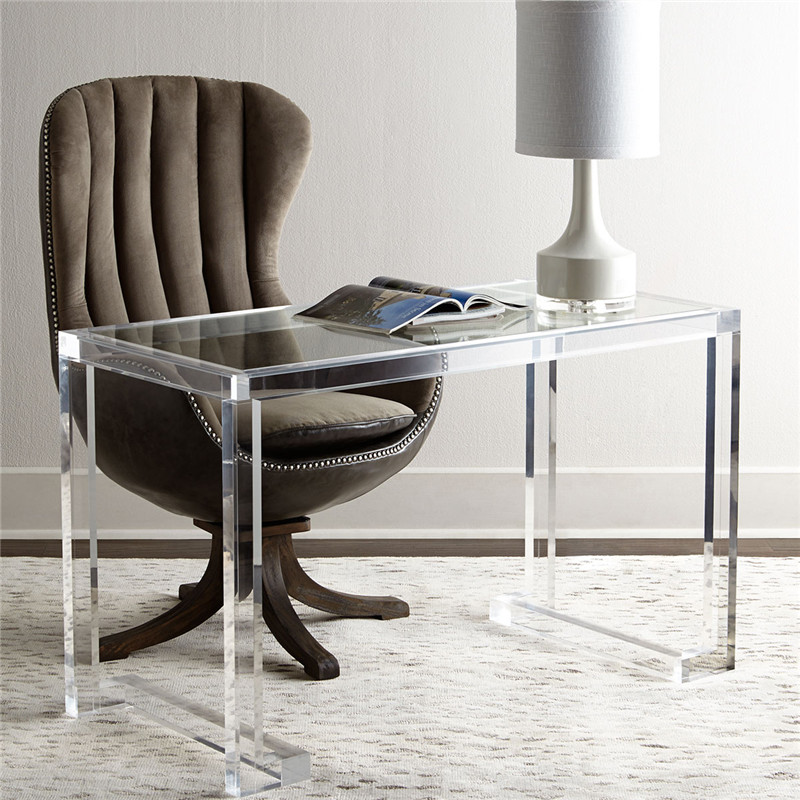 Custom clear acrylic coffee desk furniture