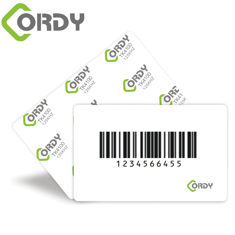 RFID dual card barcode card