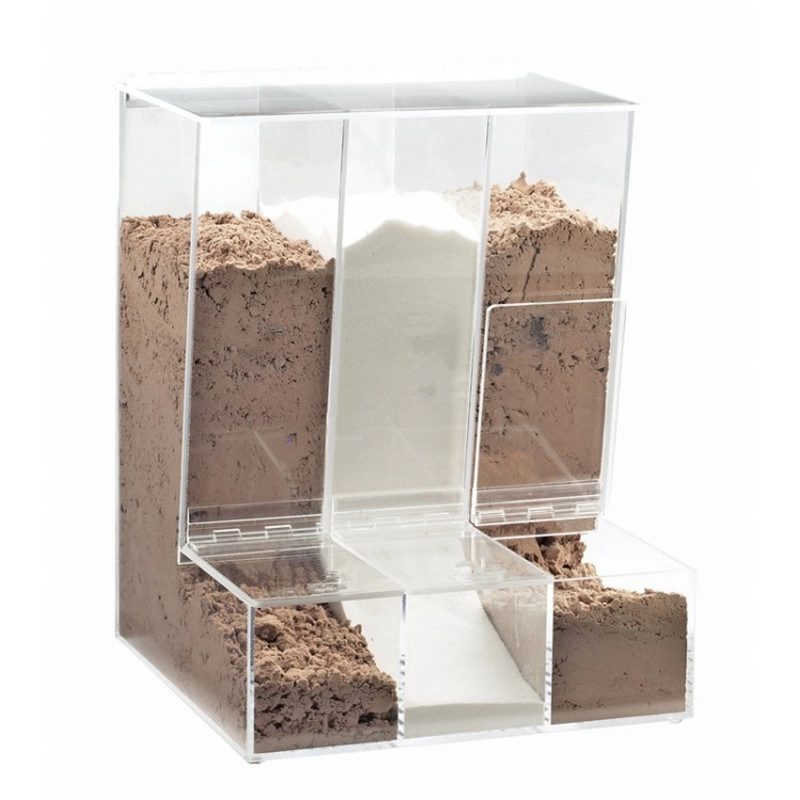 Modern Bulk Food Bins Acrylic Perspex Candy Storage Box