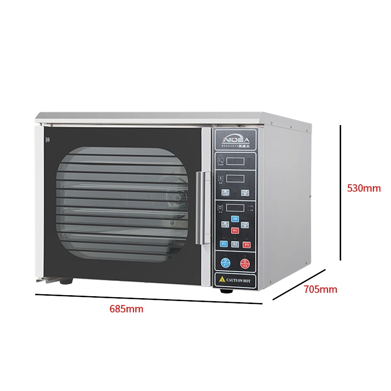 Commercial kitchen hot air circulation oven