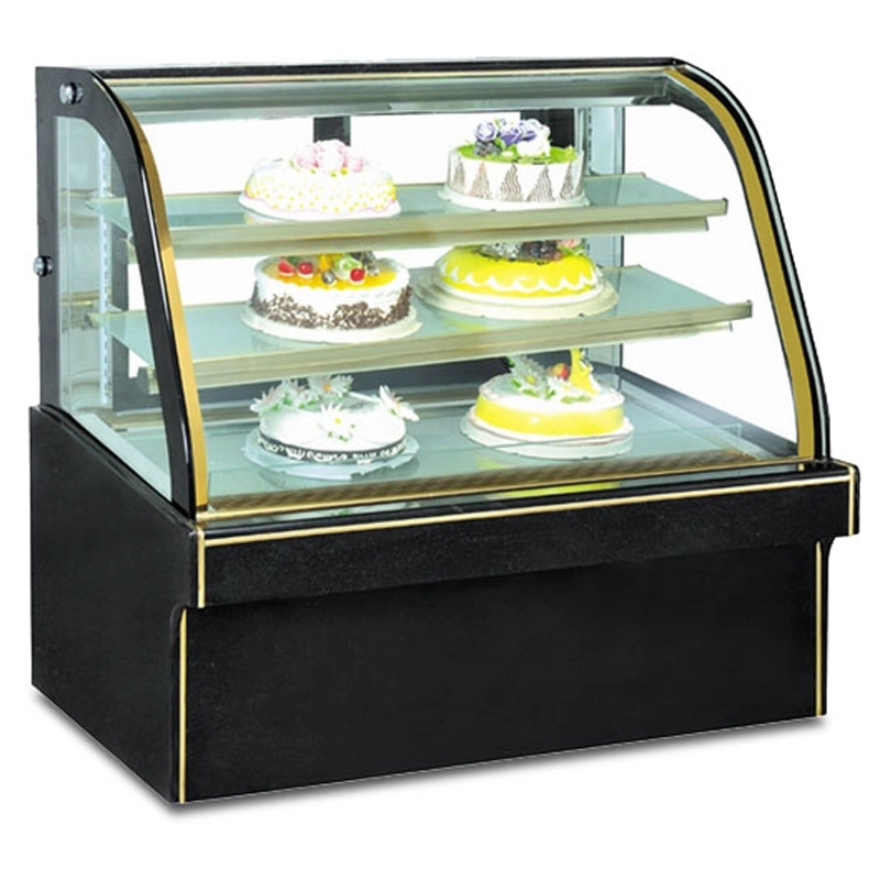 Refrigerated Display Case of Bakery Cold Cake Showcase