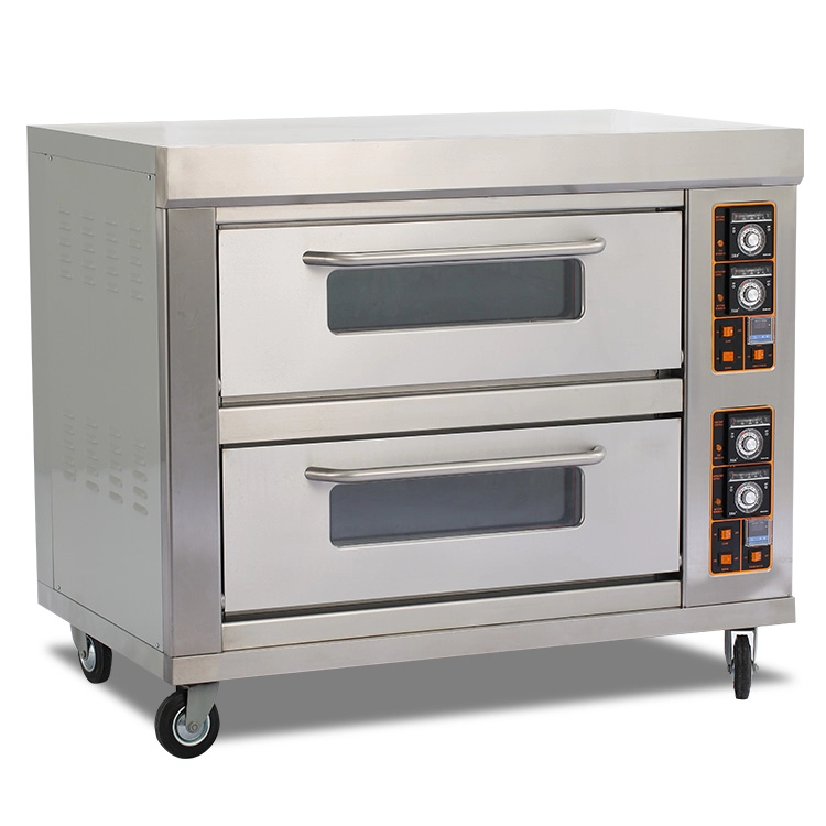 E24B Commercial Bakery Equipment Double Deck Electric Oven for Sale
