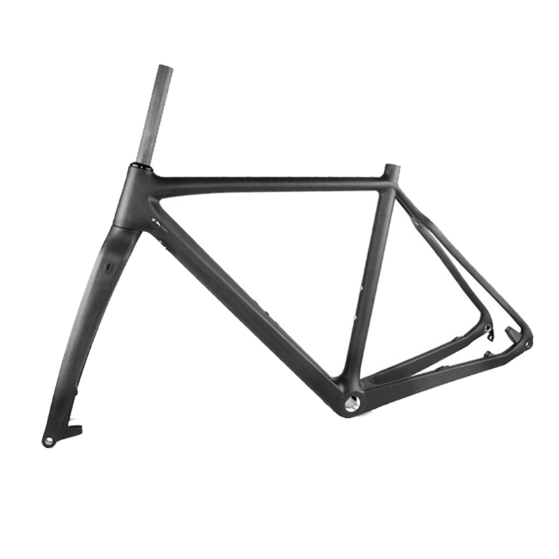 light carbon cyclocross frameset with disc brake bike frame