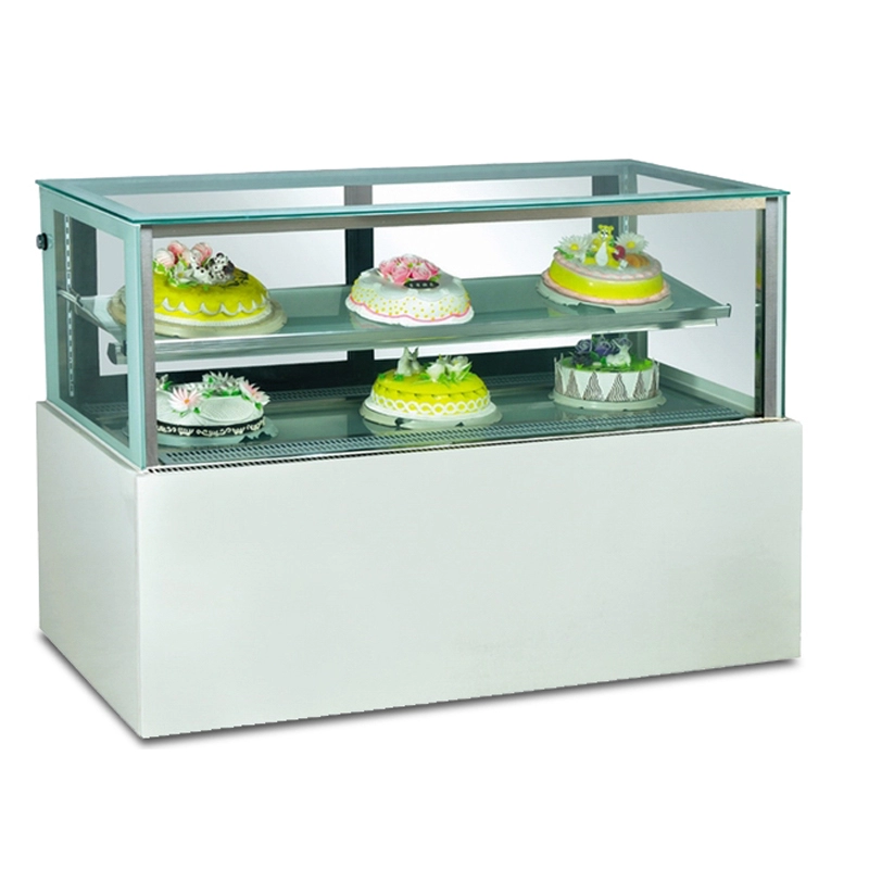 Marble Base Vertical Cake Showcase Display Cooler