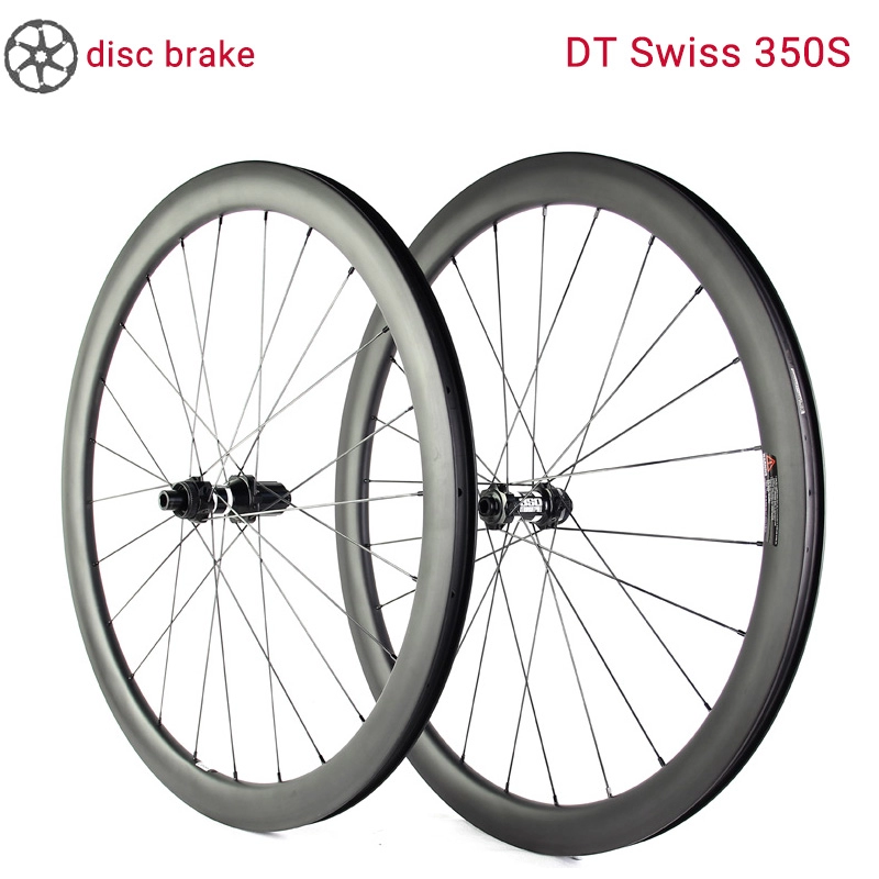 Lightcarbon DT350 road bicycle carbon disc brake wheels