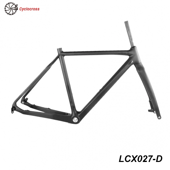light carbon cyclocross frameset with disc brake bike frame
