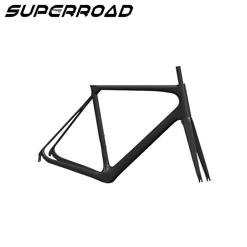 Custom 700C Superroad Carbon Road Bike Frame For Sale Bicycle Racing Carbon Frame Toray800