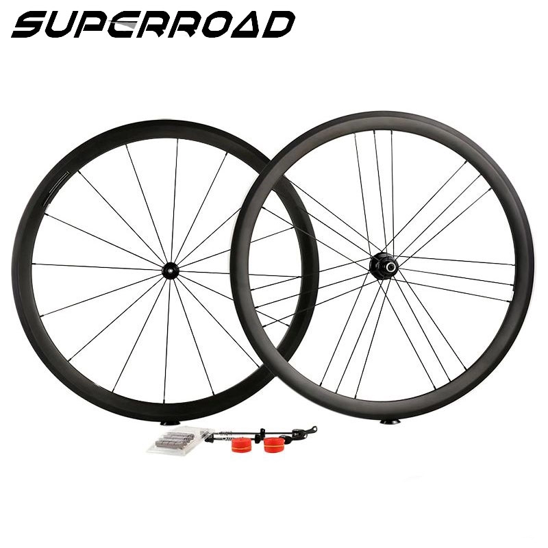 Carbon Road Bike with Carbon Wheels 25mm Wheelsets