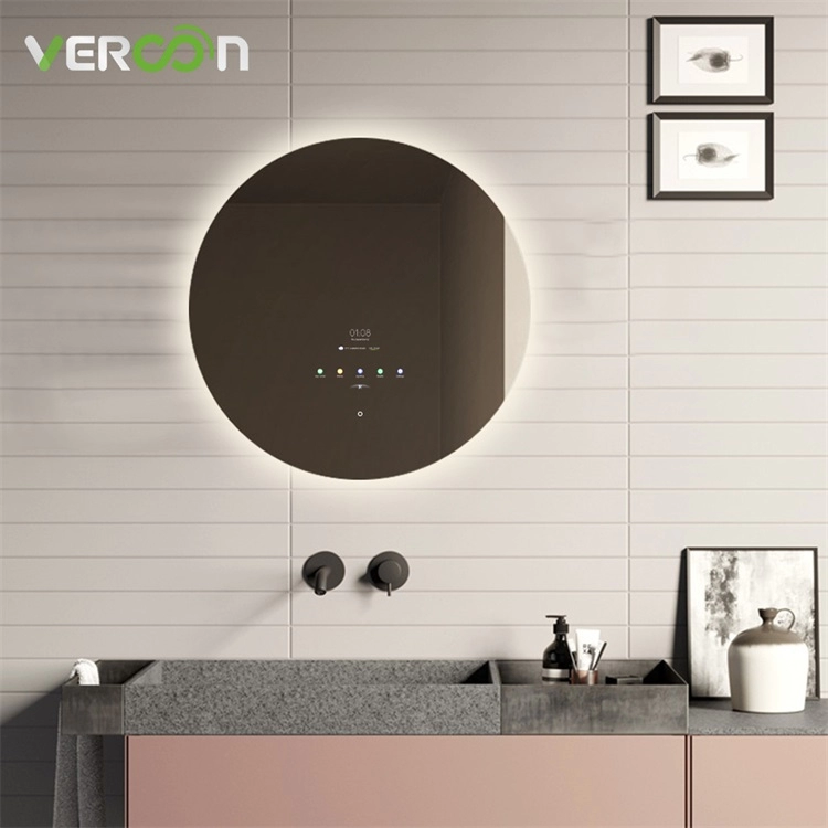 Vercon Smart Bathroom Mirror Amazon Round LED Mirror