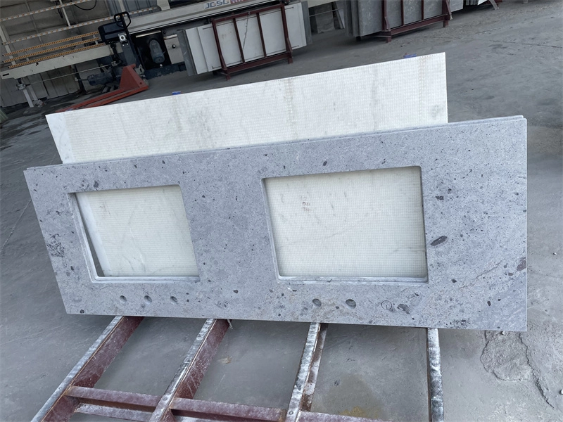 Cement Grey Granite Countertops For Vanities