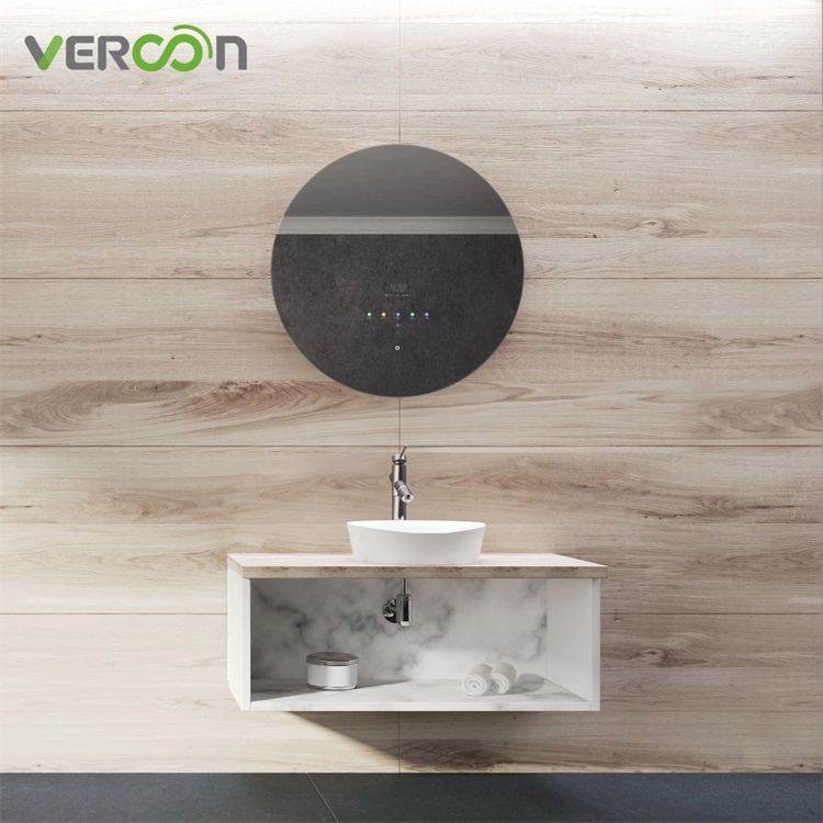 Vercon Round Smart Mirror with Light Led Vanity Mirror