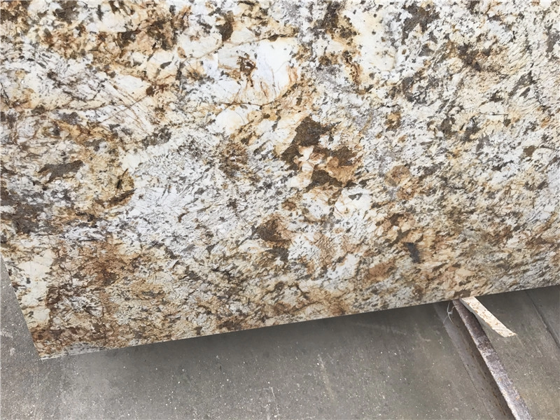 Giallo Snow Granite Kitchen Countertops
