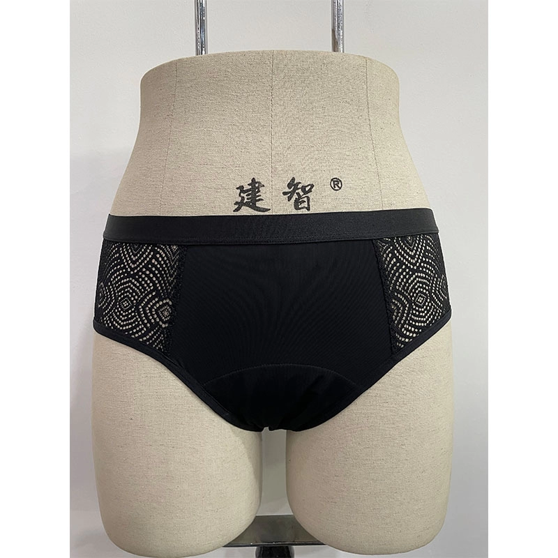 Ladies lace high-waist period panties leak proof underwear