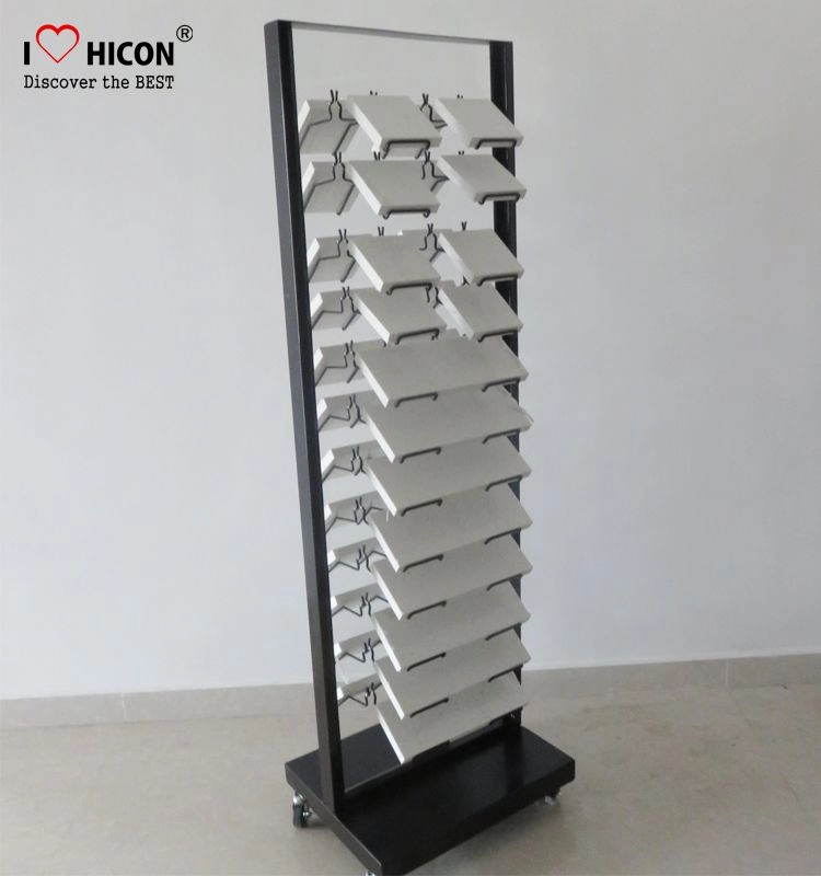Custom Showroom Durable Retail Stone Tile Display Stand