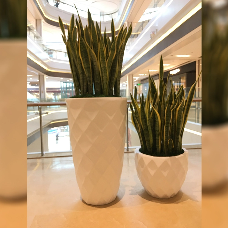 flower pot for sell center fiberglass Festival decoration