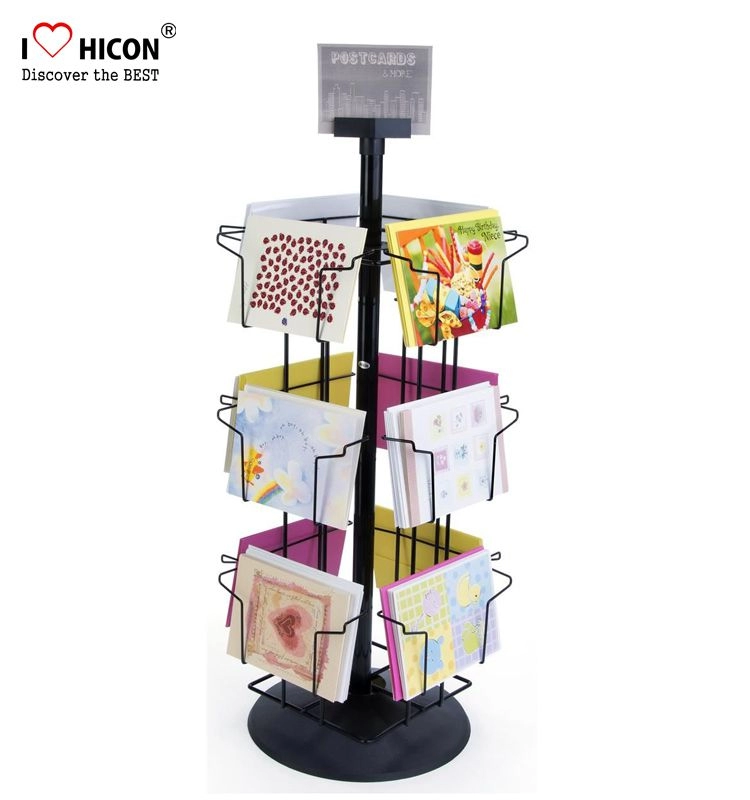 Fresh Appreance Tabletop Card Rack Countertop Greeting Card Display Stands
