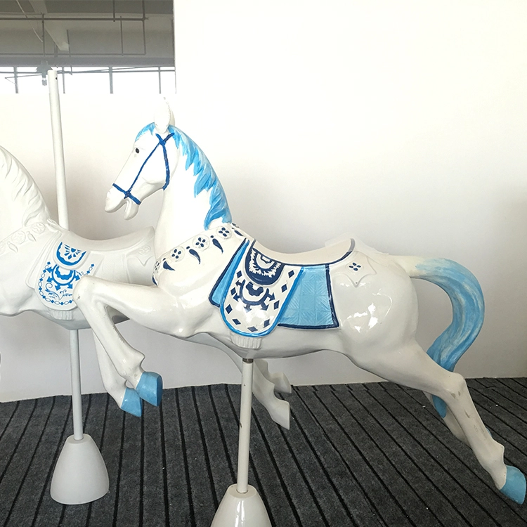 Lifesize fiberglass horse display statues for sale