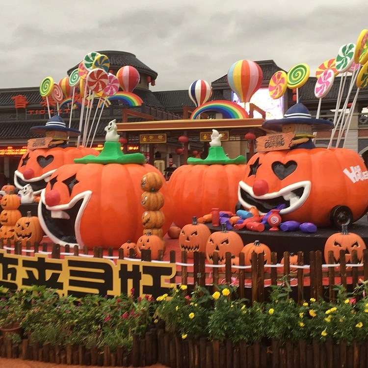 Halloween shopping mall DP pumpkin props decoration