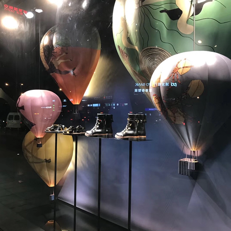 Hot selling colour hot air balloons window display props