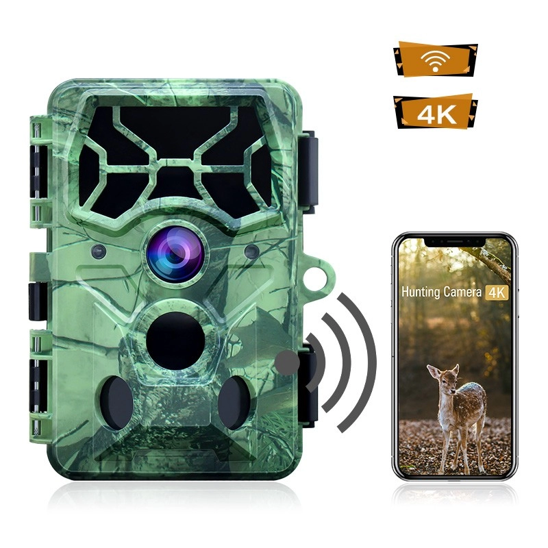 4K Trail Camera with 30MP Image & WiFi Bluetooth Function