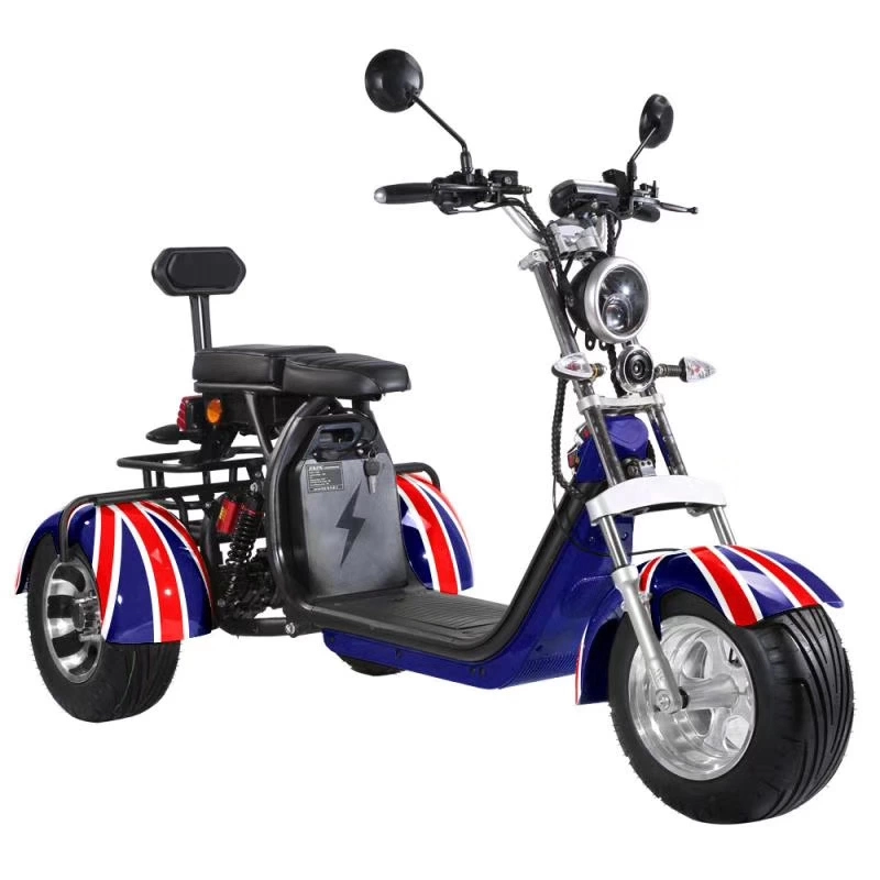 2000w Powerful Golf Tricycle Scooter Citycoco Motorcycle 3 Wheel