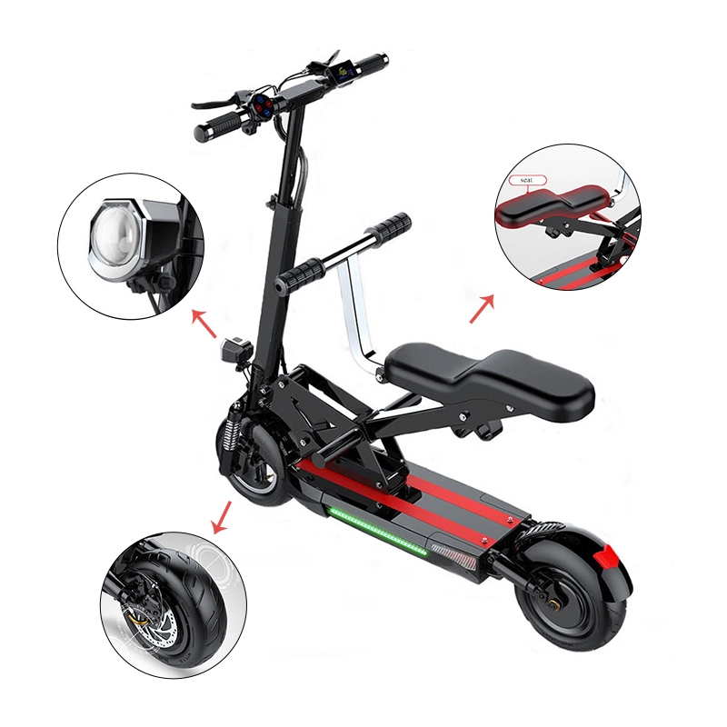 2021 Hot Sale 10 inch Electric Folding Front electronic Scooter 48v 500w Electric Scooter