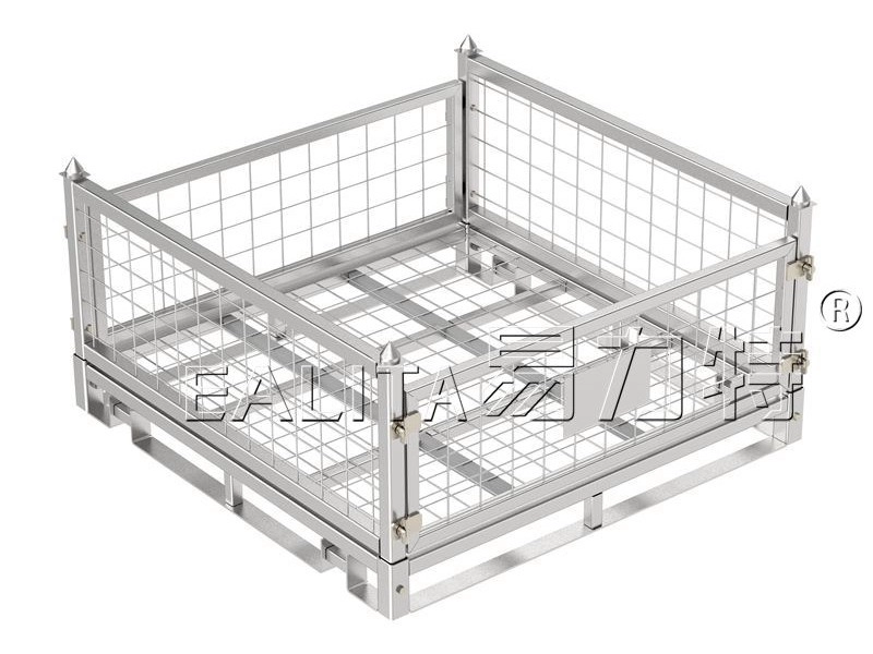 Heavy Duty Stacking Collapsible Metal Storage Pallet Wire Mesh Stillage Cage M-PCMH-03-P