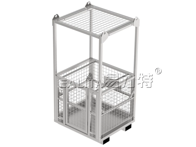 Galvanized Finished Cage with Mesh Roof M-WP-NCR