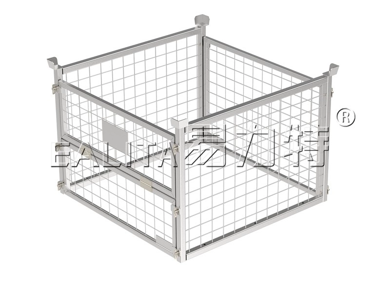 Industrial Warehouse Storage Steel Stackable Stillage Pallet Cage M-PCT-02