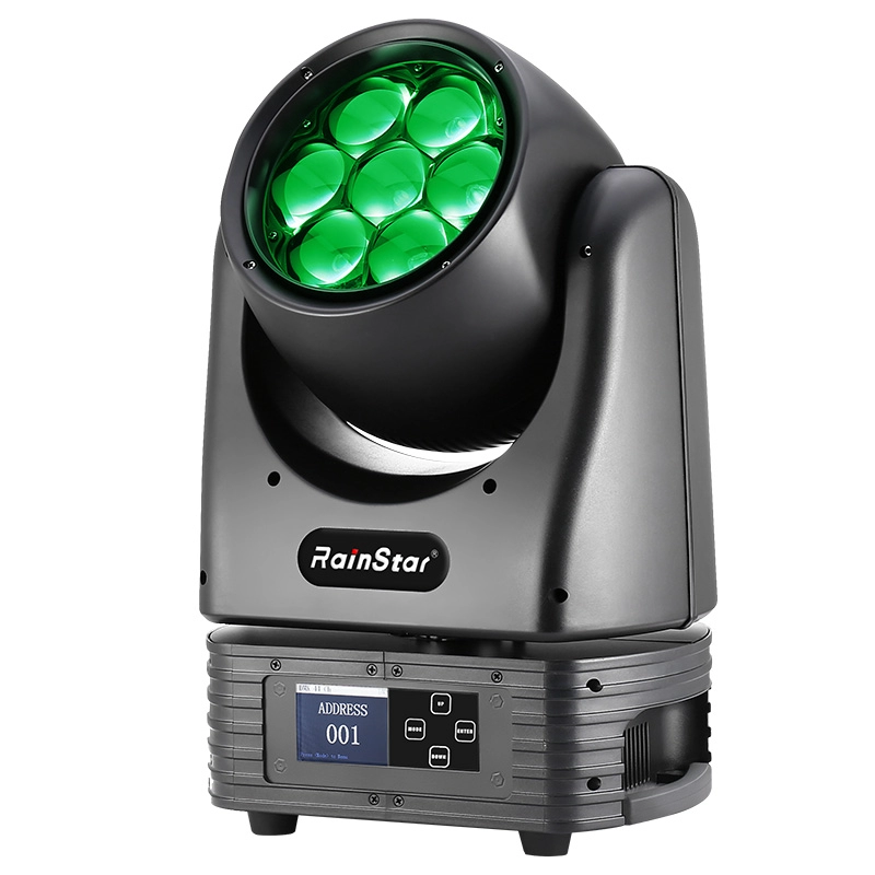 7X40W RGBW LED Moving Head Light with Zoom