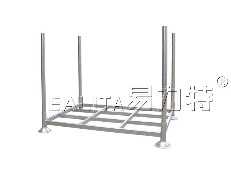 Galvanized Warehouse Heavy Duty Foldable and Stackable Steel Stillage M-SPL-01