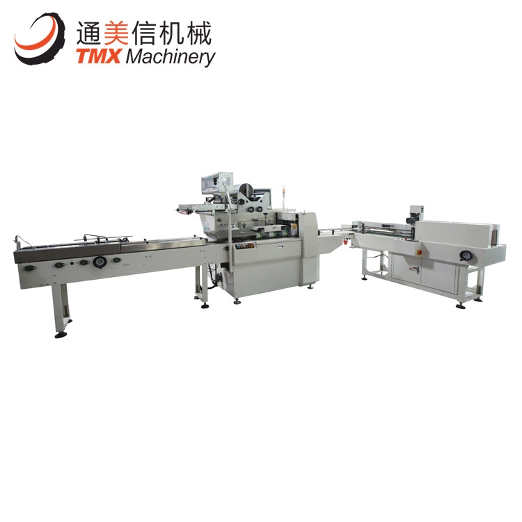 Full automatic single roll toilet tissue paper wrapping machine