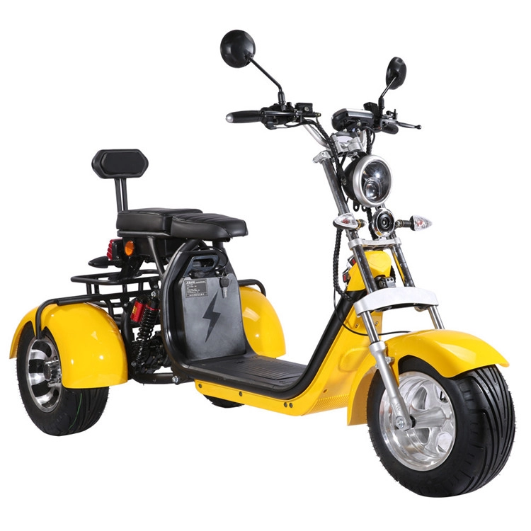2000w Powerful Golf Tricycle Scooter Citycoco Motorcycle 3 Wheel