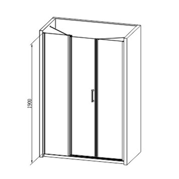 pivot glass shower doors_Duschtüren _douchedeuren_NEUNAS