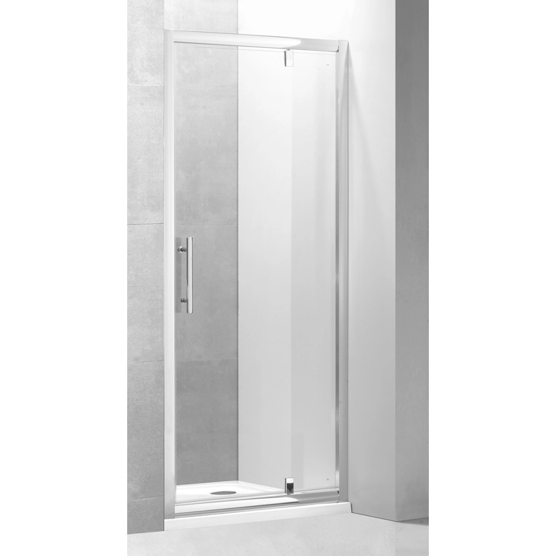 Chrome Right Hand Outwarding Open Pivot Shower Doors