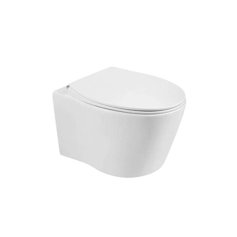 Modern Design White Round Ceramic Wall Hung Toilet