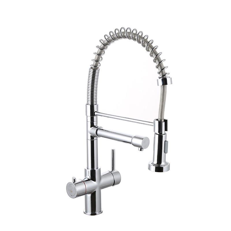 3-1 boiling water tap with flexible spout