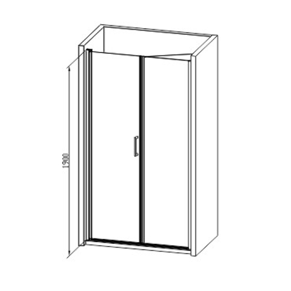 frameless fixed pivot shower doors_Duschtüren _douchedeuren_NEUNAS