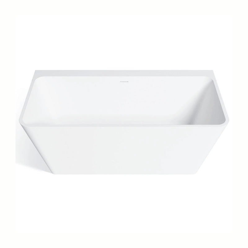 Modern Design Matt White Freestanding Solid Surface Bathtub